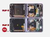 De Galaxy Z Flip4 lijkt zowel van buiten als van binnen op zijn voorganger. (Afbeelding bron: PBKreviews)