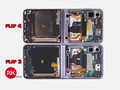 De Galaxy Z Flip4 lijkt zowel van buiten als van binnen op zijn voorganger. (Afbeelding bron: PBKreviews)