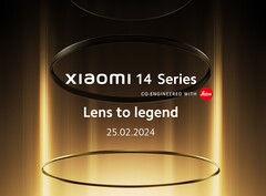 De Xiaomi 14-serie wordt wereldwijd gelanceerd op 25 februari. (Bron: Xiaomi)