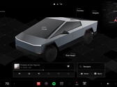 Cybertruck UI-startscherm (afbeelding: Andrew Goodlad/Tesla)
