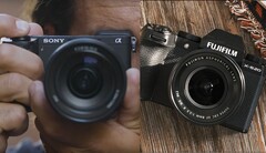 De Sony A6700 en de Fujifilm X-S20 stoppen allebei veel kracht in verrassend kleine APS-C bodies. (Afbeelding bron: Sony / Fujifilm - bewerkt)