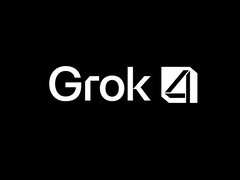 Het Grok 4 AI-taalmodel logo. (Afbeeldingsbron: xAI)