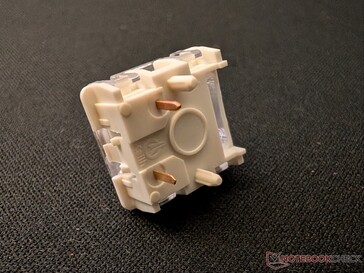 Close-up van de hot-swappable Nexus-schakelaarbasis.