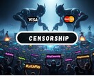 Een illustratieve afbeelding die de situatie met de recente censuur weergeeft (bron: Logos-world en Vecteezy; bewerkt)