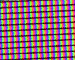 Licht korrelige, matte IPS-subpixels