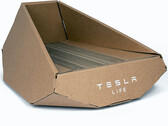 Kattenbak in de vorm van een cybertruck (afbeelding: Tesla)