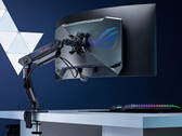 De ROG Swift OLED PG39WCDM biedt 32% meer schermruimte dan een typische 34-inch ultrawide. (Afbeelding Bron: Asus)