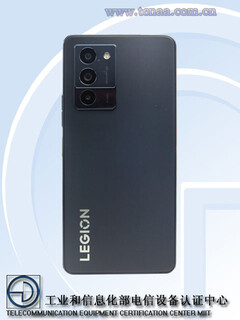 De Legion Y700 heeft officieel een bijpassende smartphone. (Bron: TENAA)