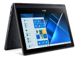 De Acer TravelMate Spin B3 TMB311RN-31-P5KK. Test apparaat geleverd door Acer Duitsland.