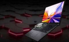 Een opgefriste Asus Zenbook 14 gaat een Barcelo-R klasse Ryzen 7000 processor bevatten. (Beeldbron: AMD/Asus - bewerkt)