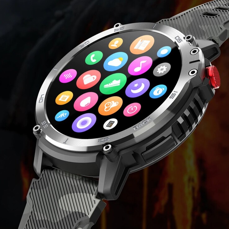 De C22 smartwatch heeft een Bluetooth-belfunctie wanneer deze verbonden is met je smartphone. (Beeldbron: AliExpress)