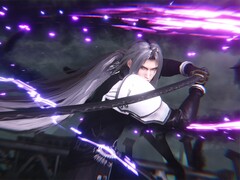 Sephiroth in actie in Final Fantasy VII: Ever Crisis.