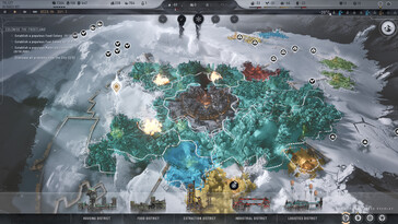 Een afbeelding waarop een interface in Frostpunk 2 te zien is.