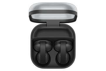 De Galaxy Buds On in hun case