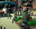 Mars Attracts Sandbox Mode-interface met functies voor parkbeheer.