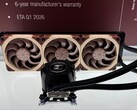 De AIO CPU-koeler van Noctua getoond op Computex 2025. (Afbeeldingsbron: Computerbase)