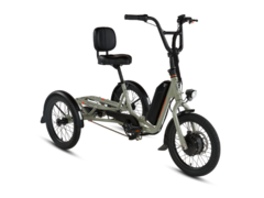 De RadTrike 1 elektrische driewieler kan lasten tot 415 lbs (~188 kg) dragen. (Beeldbron: Rad Power Bikes)