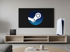 Steam Machine en PS5 gezien in een woonkamer