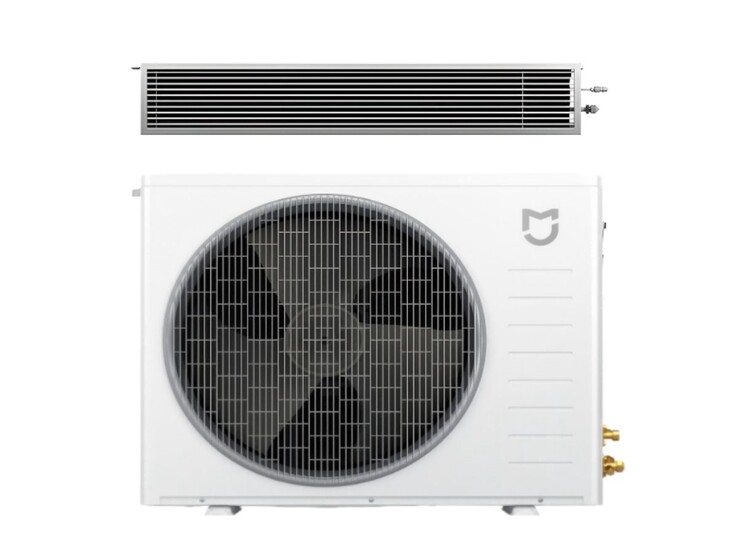 De Xiaomi Mijia Centrale Airconditioning Duct-type Eenheid met Bewegingsgevoelige Luchtstroom 4 PK (Dubbele Uitgangen)