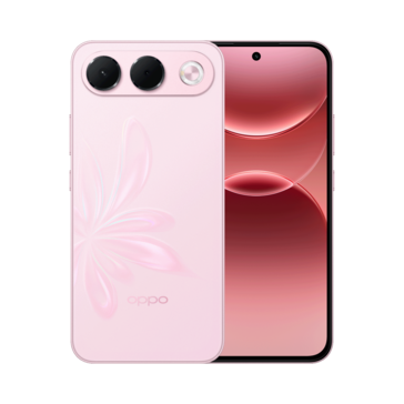 De Oppo A7 Pro in de kleur Bloom Pink.