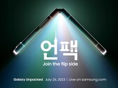 De Galaxy Z Flip5 is een van de verschillende toestellen die Samsung later deze maand zal lanceren. (Afbeeldingsbron: Samsung)