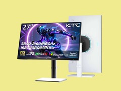 De KTC M27P6S-gamingmonitor beschikt over een 4K IPS-scherm met een verversingssnelheid van 160 Hz en 2.304 dimzones.