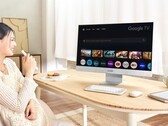 ASUS adverteert met de ZenScreen Smart MS27UC als een kantoormonitor die tegelijkertijd een compacte smart TV is. (Afbeeldingsbron: ASUS)