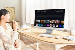 ASUS adverteert met de ZenScreen Smart MS27UC als een kantoormonitor die tegelijkertijd een compacte smart TV is. (Afbeeldingsbron: ASUS)