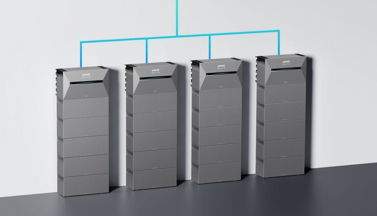 Clustergebruik van maximaal vier Solarbank 3 Pro is gepland. (Afbeeldingsbron: Anker Solix)
