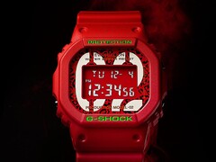 Het nieuwe G-Shock x Evangelion horloge zou de DW-5600EVA-02 (afbeelding) opvolgen. Afbeeldingsbron: hicco0414 op eBay
