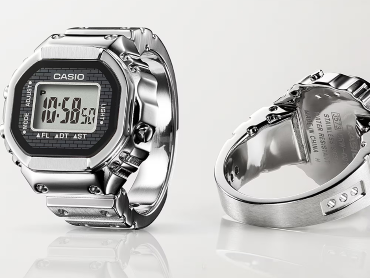 Het Casio CRW-001-1 Ringhorloge. (Afbeeldingsbron: Casio)