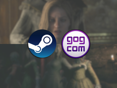 Screenshots van beide Remothered-games, met Steam- en GOG-logo's bovenaan.