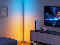 Een Matter-compatibele versie van de Govee Vloerlamp Basic (blauwe variant afgebeeld) is gearriveerd. (Afbeeldingsbron: Govee) 