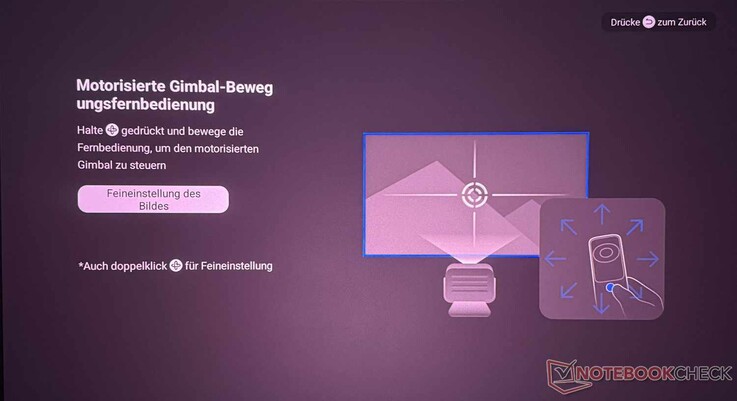 De gemotoriseerde AI-gimbal maakt het uitlijnen eenvoudig.