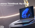 De Lenovo ThinkBook 16p Gen 6 zal ook verkrijgbaar zijn met de Ryzen 9 8945HX (Afbeelding bron: Lenovo)