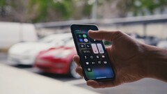 Tesla Telefoontoets functie. (Afbeeldingsbron: Tesla)