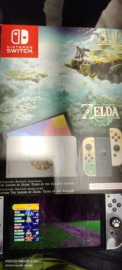 Nintendo Switch OLED Legend of Zelda: Tears of the Kingdom Edition winkeldoos (afbeelding via Reddit)