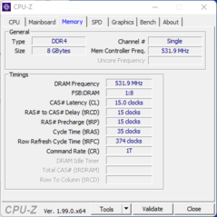 Systeem info: CPU-Z Geheugen