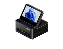 De Aoostar G-Flip mini PC is nu verkrijgbaar met Intel Meteor Lake-H CPU's. (Afbeeldingsbron: Aoostar)