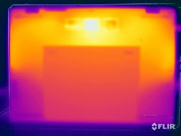 Stresstest oppervlaktetemperaturen (onder)