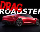 Tesla's volgende generatie Roadster zal naar verluidt dragster-achtige acceletatie hebben, maar experts hebben twijfels. (Afbeeldingsbron: Tesla - bewerkt)