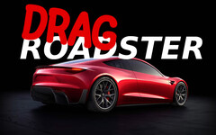 Tesla's volgende generatie Roadster zal naar verluidt dragster-achtige acceletatie hebben, maar experts hebben twijfels. (Afbeeldingsbron: Tesla - bewerkt)