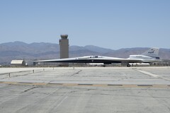 De X-59 taxiet. (Afbeeldingsbron: NASA/Carla Thomas)