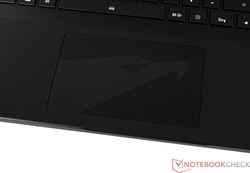 Touchpad op de Aorus 17X AZF