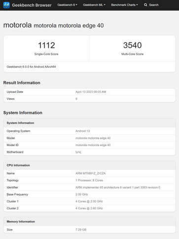 (Beeldbron: Geekbench)