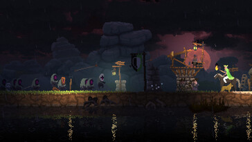 Een afbeelding waarop vijanden te zien zijn in Kingdom: New Lands.