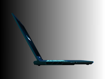 Maingear Super 16 gaming laptop zijaanzicht (Afbeelding bron: Maingear PR)