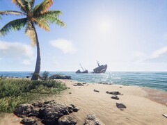 Een afbeelding waarop een scheepswrak te zien is in Project Castaway.