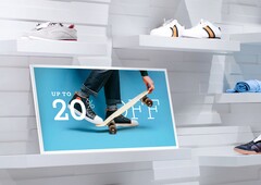 Samsung heeft een kleuren e-ink display op de markt gebracht dat als digitaal uithangbord kan worden gebruikt (Afb. bron: Samsung)