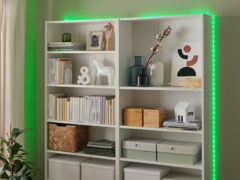 De IKEA ORMANÄS smart LED strip kan gedimd worden met verschillende kleuropties. (Afbeeldingsbron: IKEA)